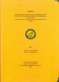Perbandingan Sistem Economic Order Quantity Dan Just In Time Pada Pengendalian Persediaan Bahan Baku (Studi Kasus Usaha Tahu Dan Tempe Bapak Tarmidi Di Kota Tarakan)