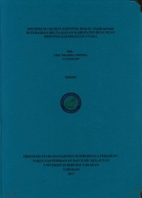 Distribusi Ukuran Kepiting Bakau (Scylla serrata) Di Perairan Delta Kayan Kabupaten Bulungan Provinsi Kalimantan Utara