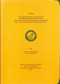 Pengaruh Rasio Keuangan Dalam Memprediksi Pertumbuhan Laba (Pada Perusahaan Makanan Dan Minuman Yang Terdaftar Di Bursa Efek Indonesia Periode 2012 Sampai Dengan 2016)