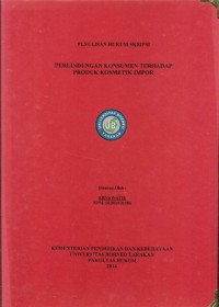 Perlindungan Konsumen Terhadap Produk Kosmetik Impor