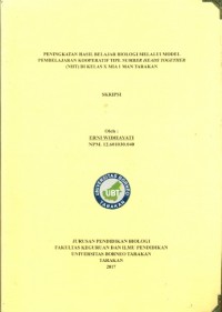 Peningkatan Hasil Belajar Biologi Melalui Model Pembelajaran Kooperatif Tipe Number Heads Together (NHT) Di Kelas X MIA 1 MAN Tarakan