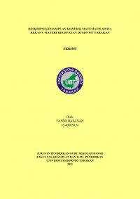 Deskripsi Kemampuan Koneksi Matematis Siswa Kelas V Materi Kecepatan Di SDN 017 Tarakan
