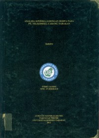 Analisa Kinerja Jaringan HSDPA Pada PT Telkomsel Cabang Tarakan