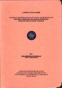Asuhan Keperawatan Pada An. R Dengan Diagnosa Medis Kejang Demam Kompleks Di Ruang Melati RSUD Tarakan