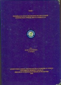 Pendekatan Multi Rezim Hukum (Multi Door System) Pada Tindak Pidana Perikanan