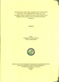 Keefektifan Metode Cooperative Integrated Reading And Composition (CIRC) Dalam Pembelajaran Meringkas Dan Menyimpulkan Berita Pada Siswa Kelas VIII SMP Negeri 3 Tarakan