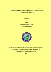 Campur Kode Dalam Interaksi Jual Beli di Pasar Gusher Kota Tarakan