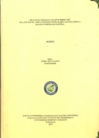 Realitas Gerakan 30 September 1965 Dalam Novel Noda Tak Kasat Mata Karya Agnes Jessica (Kajian Sosiologi Sastra)