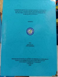 Komposisi Jenis dan Ukuran Hasil Tangkapan pada Alat Tangkap Bubu dasar di Perairan Muara Desa Tepian Kecamatan Sembakung Kabupaten Nunukan
