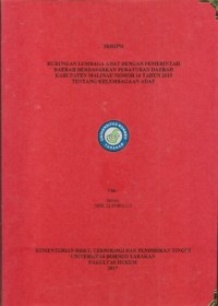 Hubungan Lembaga Adat Dengan Pemerintah Daerah Berdasarkan Peraturan Daerah Kabupaten Malinau Nomor 16 Tahun 2013 Tentang Kelembagaan Adat