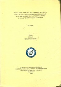Perbandingan Hasil Belajar Biologi Siswa Yang Menggunakan Model Pembelajaran Mind Mapping Dengan Concept Mapping Di Kelas VII SMP Negeri 4 Tarakan