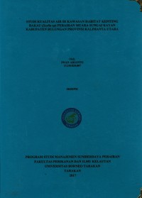 Studi Kualitas Air Di Kawasan Habitat Kepiting Bakau (Scylla sp) Perairan Muara Sungai Kayan Kabupaten Bulungan Provinsi Kalimantan Utara