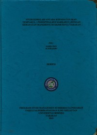 Studi Korelasi Antara Kepadatan Ikan Tempakul (Periopthalmus Barbarus ) Dengan Kerapatan Mangrove Di KKMB Kota Tarakan