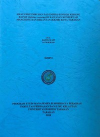 Sifat Pertumbuhan Dan Indeks Kondisi Kerang Kapah (Geloina Coaxans) Di Kawasan Konservasi Mangrove Dan Bekantan (KKMB) Kota Tarakan