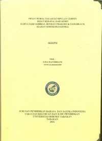 Pesan Moral Dalam Kumpulan Cerpen Hidup Berawal Dari Mimpi Karya Fahd Djibran, Bondan Prakoso & Fade2black (Kajian Sosiologi Sastra)