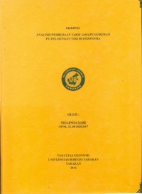 Analisis Perbedaan Tarif Jasa Pengiriman PT. JNE Dengan TIKI Di Indonesia
