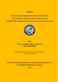 Potensi Kemandirian Pendanaan Wilayah Kalimantan Timur Bagian Utara Dalam Pembentukan Provinsi Kalimantan Utara (KALTARA)