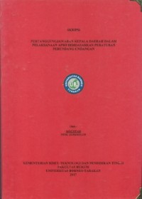 Pertanggungjawaban Kepala Daerah Dalam Pelaksanaan APBD Berdasarkan Peraturan Perundang-Undangan