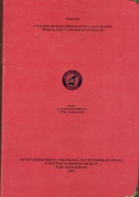 Analisis Hukum Terhadap Putusan Hakim Tindak Pidana Pemalsuan Ijazah