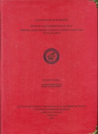 Pengawasan Pemerintahan Desa Ditinjau Dari Undang-Undang Nomor 6 Tahun  2014 Tentang Desa