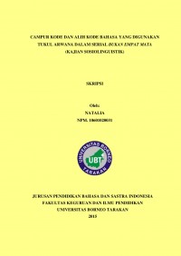 Campur Kode dan Alih Kode Bahasa yang Digunakan Tukul Arwana Dalam Serial Bukan Empat Mata (Kajian Sosiolinguistik)