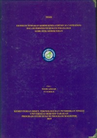 Eksekusi Tindakan Kebiri Kimia (Chemical Castration) Dalam Perspektif Hukum Pidana Dan Kode Etik Kedokteran