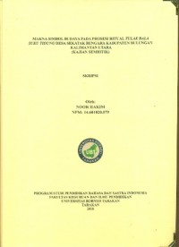 Makna Simbol Budaya Pada Prosesi Ritual Tulak Bala Suku Tidung Desa Sekatak Bengara Kabupaten Bulungan Kalimantan Utara (Kajian Semiotik)