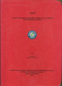 Eksistensi Visum Et Repertum Sebagai Alat Bukti Dalam Perkara Pidana