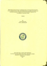 The Effectiveness Of Cooperative Integrated Reading And Composition (CIRC) Method For Teaching Reading At Eighth Grade Students Of MTs Negeri Tarakan In Academic Year 2017/2018