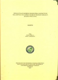 Penggunaan Kohesi Gramatikal Konjungsi Dalam Wacana Koran Harian Radar Tarakan (Kajian Wacana)