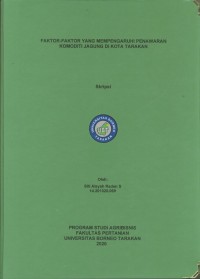 Faktor-Faktor Yang Mempengaruhi Penawaran Komoditi Jagung Kota Tarakan