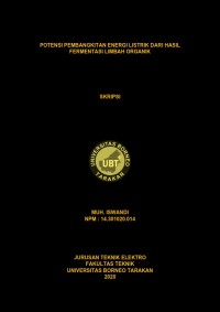 Potensi Pembangkitan Energi Listrik Dari Hasil Fermentasi Limbah Organik