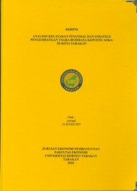 Analisis Kelayakan Finansial dan Strategi Pengembangan Usaha Budidaya Kepiting Soka di Kota Tarakan