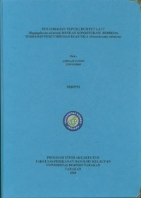Penambahan Tepung Rumput Laut (Kappaphycus Alvarezii) Dengan Konsentrasi Berbeda Terhadap Pertumbuhan Ikan Nila (Oreochromis Niloticus)
