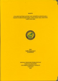 Analisis Faktor-Faktor yang Mempengaruhi Harga Saham Syariah (Studi Empiris: Jakarta Islamic Index (JII)) pada Tahun 2013-2018