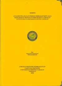 Analisis Pelayanan Publik terhadap Kepuasan Masyarakat Pengguna BPJS di Kota Tarakan (Studi Kasus Puskesmas Gunung Lingkas)