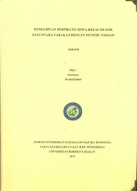 Kemampuan Berpidato Siswa Kelas XII SMK Paguntaka Tarakan Dengan Metode Naskah