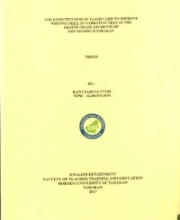 The Effectiveness Of Flash Card To Improve Writing Skill In Narrative Text At The Eighth Grade Students Of SMP Negeri 10 Tarakan