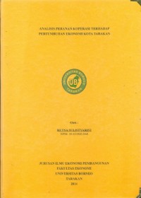 Analisis Peranan Koperasi Terhadap Pertumbuhan Ekonomi Kota Tarakan