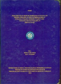 Perlindungan Hukum Terhadap Anak Dalam Proses Peradilan Pidana Berdasarkan Undang-Undang Nomor 11 Tahun 2012 Tentang Sistem Peradilan Pidana Anak