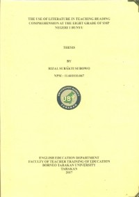 The Use Of Literature In Teaching Reading Comprehension At The Eighth Grade Of SMP Negeri 1 Bunyu