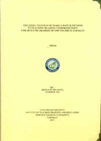 The Effectiveness Of Make A Match Method In Teaching Reading Comprehension For Seventh Graders Of SMP Negeri 12 Tarakan