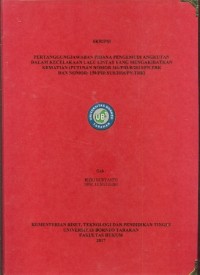 Pertanggungjawaban Pidana Pengemudi Angkutan Dalam Kecelakaan Lalu Lintas Yang Mengakibatkan Kematian (Putusan Nomor 361/PID.B/2013/PN.TRK Dan Nomor:  159/PID.SUS /2016/PN.TRK)