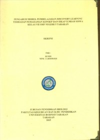 Pengaruh Model Pembelajaran Discovery Learning Terhadap Pemahaman Konsep dan Sikap Ilmiah Siswa Kelas VII SMP Negeri 5 Tarakan