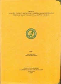 Analisis Tingkat Permintaan Jasa Pelayanan Kesehatan Di Rumah Sakit Angkatan Laut Ilyas Tarakan