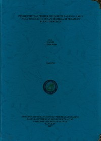 Produktivitas Primer Ekosistem Padang Lamun Pada Tingkat Tutupan Berbeda Di Perairan Pulau Derawan
