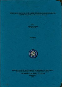 Pengaruh Ekstrak Daun Sirih Terhadap Progres Rigor Mortis Ikan Nila (Oreocromis niloticus)