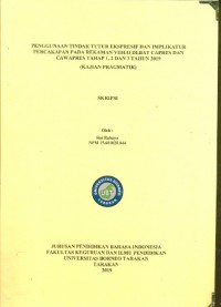 Penggunaan Tindak Tutur Ekspresif dan Implikatur Percakapan Pada Rekaman Video Debat Capres dan Cawapres Tahap 1, 2 dan 3 Tahun 2019 (Kajian Pragmatik)