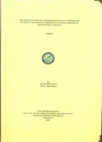The Effectiveness Of Crossword Puzzle In Improving Students’ Descriptive Writing Of Eighth Graders Of SMP Negeri 6 Tarakan