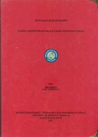 Sanksi AdministrasiI Dalam Usaha Keagenan Kapal